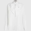 Karl DNA-shirt met strikdetail