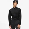 Karl DNA-shirt met studs