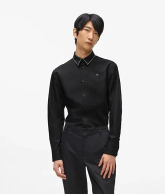 Karl DNA-shirt met studs