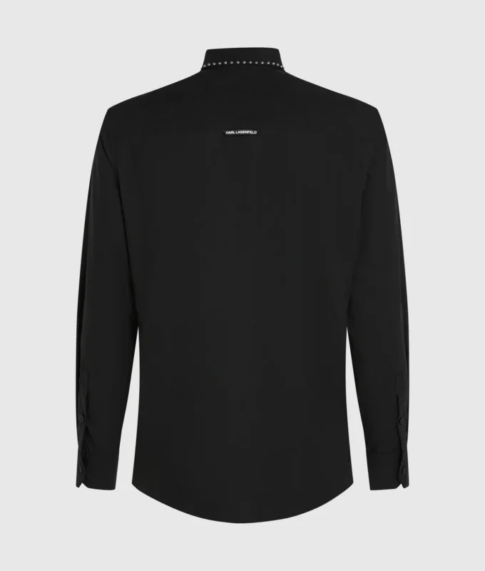 Karl DNA-shirt met studs