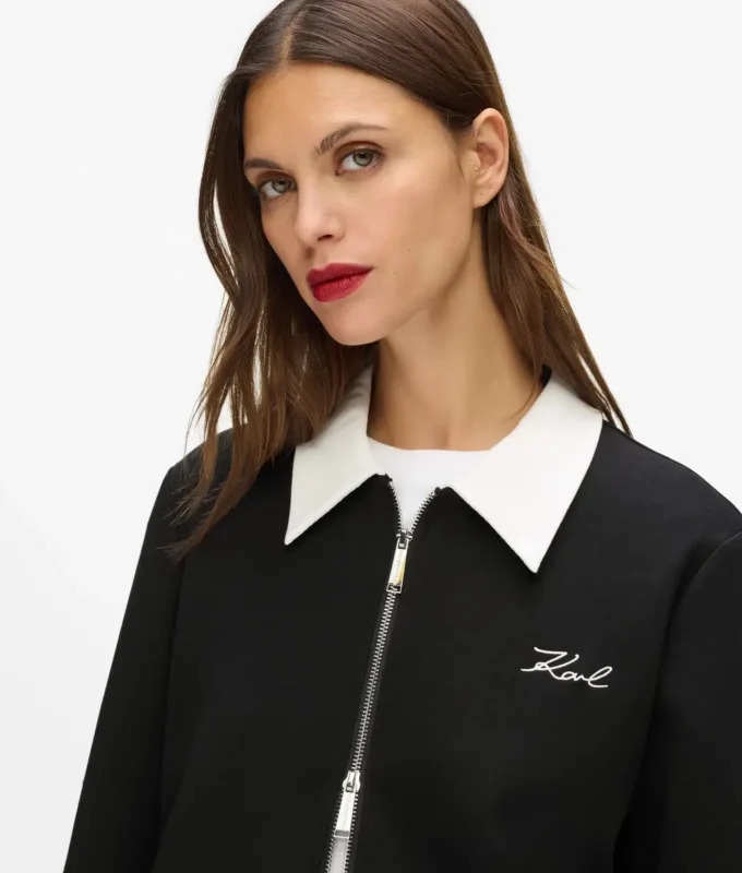 Karl DNA sweatshirt met ritssluiting