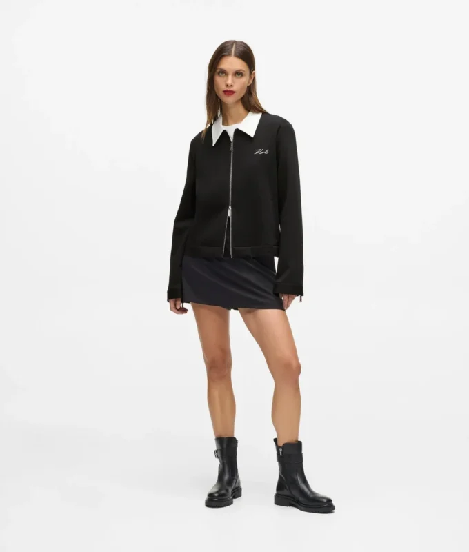 Karl DNA sweatshirt met ritssluiting
