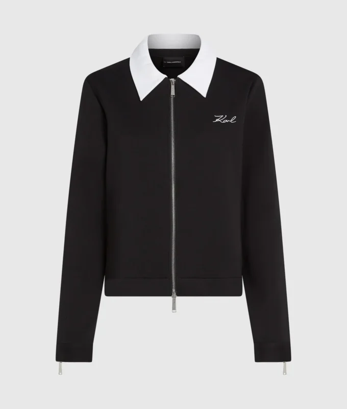 Karl DNA sweatshirt met ritssluiting