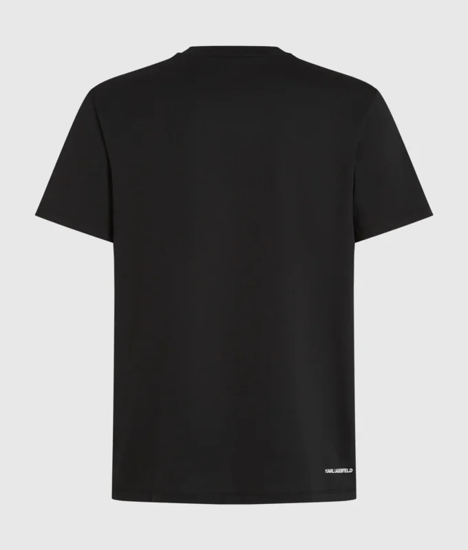 Karl DNA T-shirt met studs