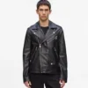KARL ESSENTIAL LEDEREN JAS