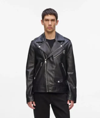KARL ESSENTIAL LEDEREN JAS