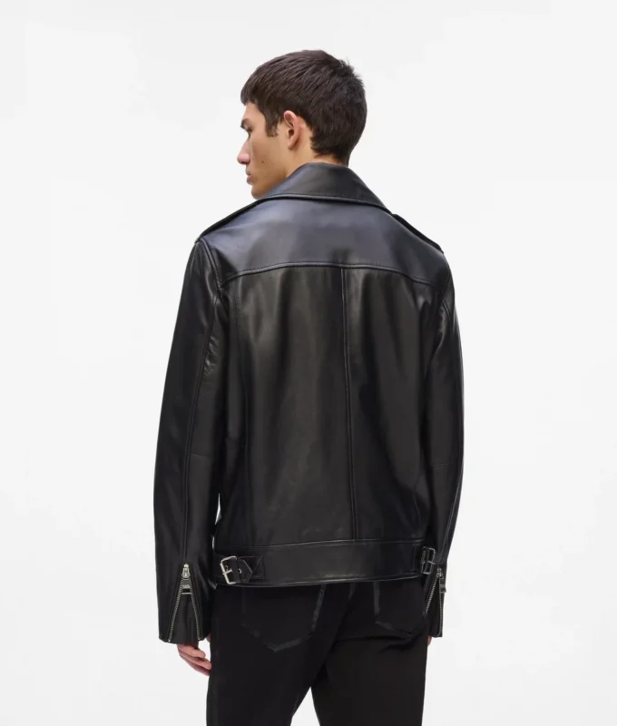 KARL ESSENTIAL LEDEREN JAS