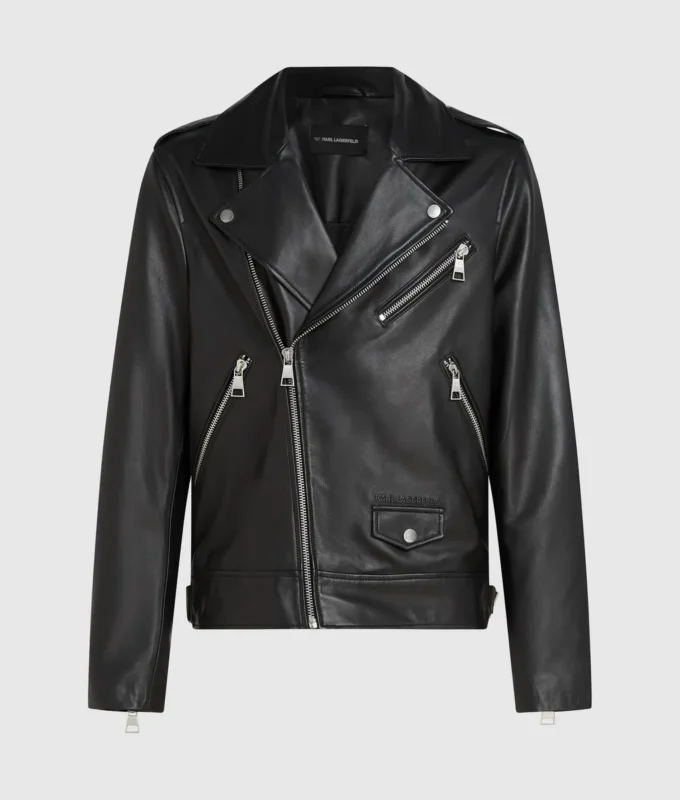 KARL ESSENTIAL LEDEREN JAS