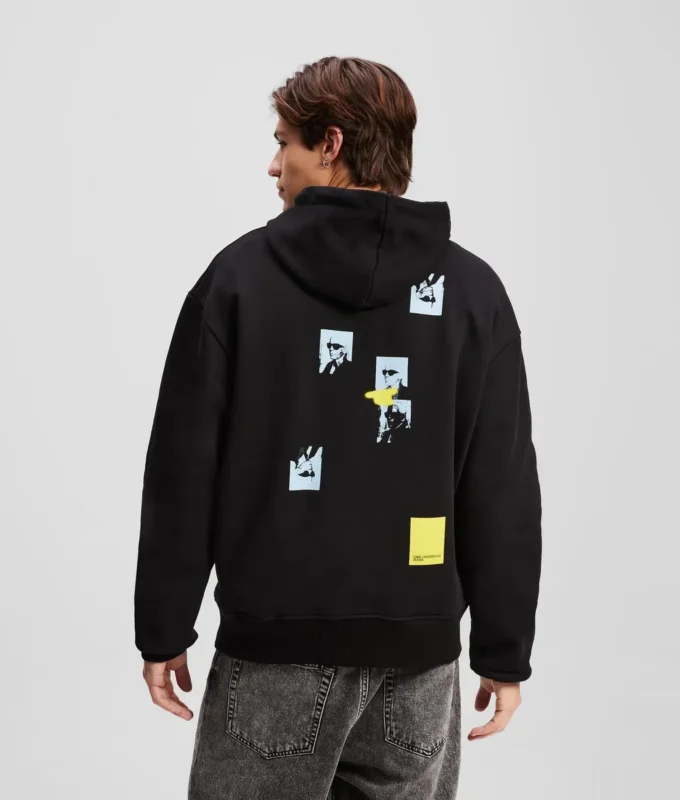KARL PRINT HOODIE