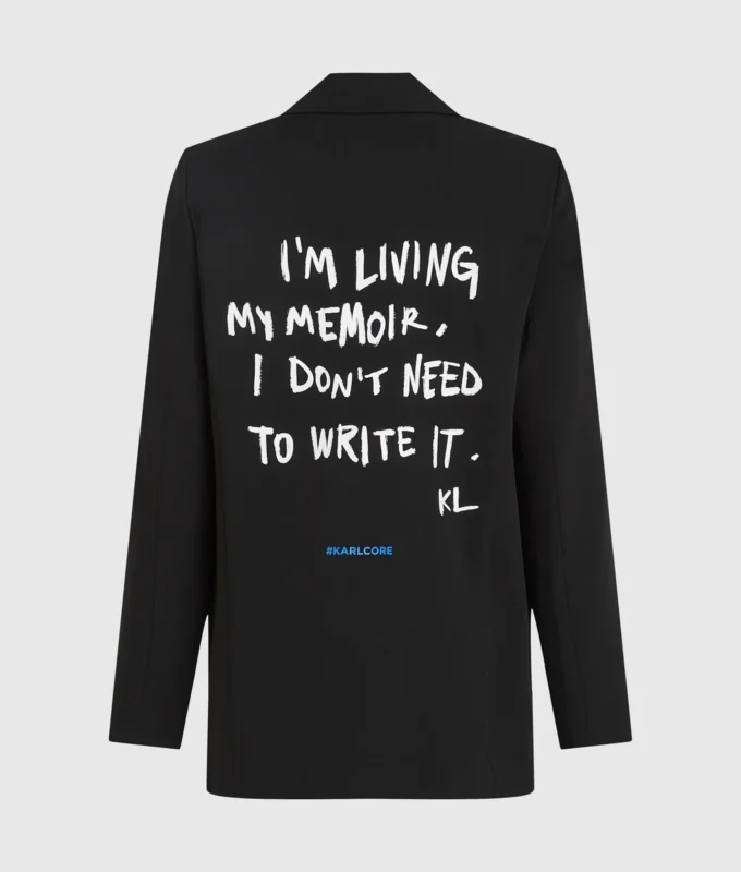 Karl quote blazer