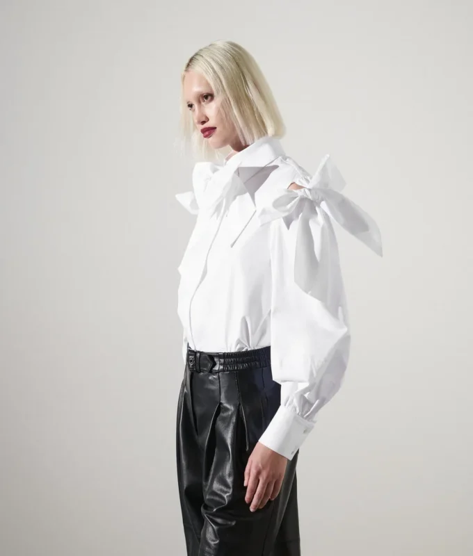 KARL STUDIO SHIRT MET STRIKDETAIL