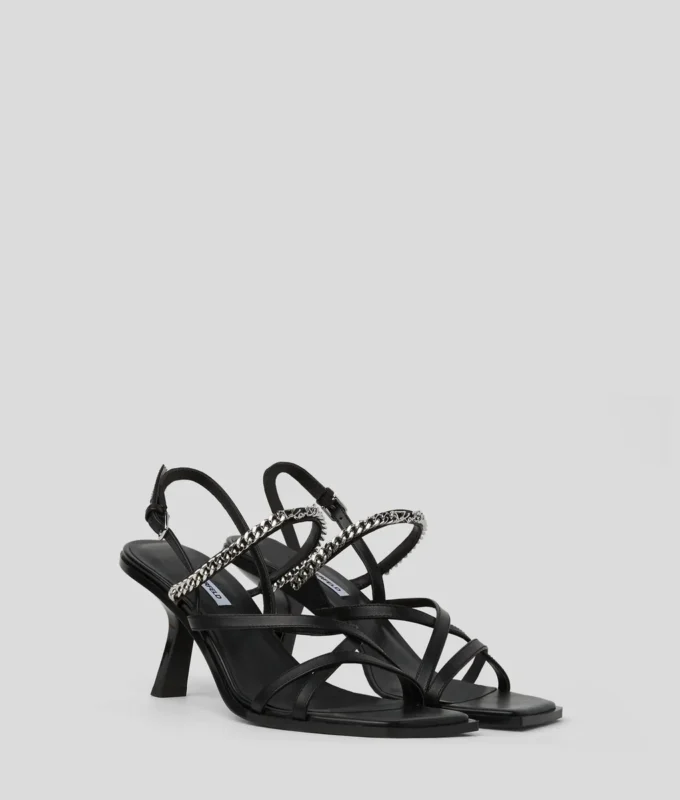 KARMEL SIGNIA SANDALEN MET KETTINGRIEM EN HIEL