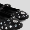 KARO MIRROR STUDS BALLETFLATS