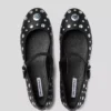 KARO MIRROR STUDS BALLETFLATS