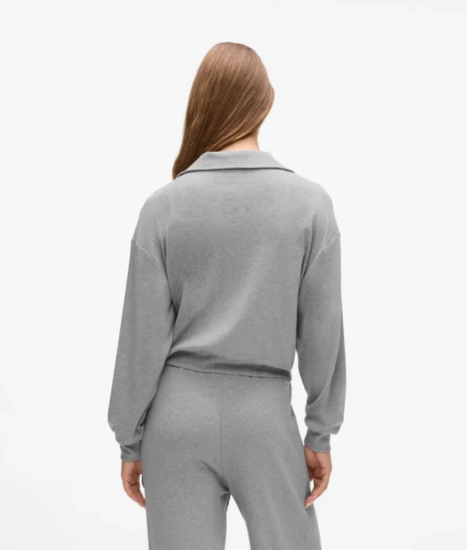 Kenmerkend loungesweatshirt met ritssluiting