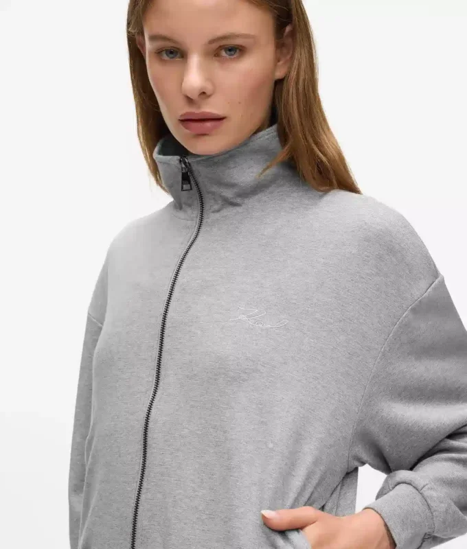 Kenmerkend loungesweatshirt met ritssluiting
