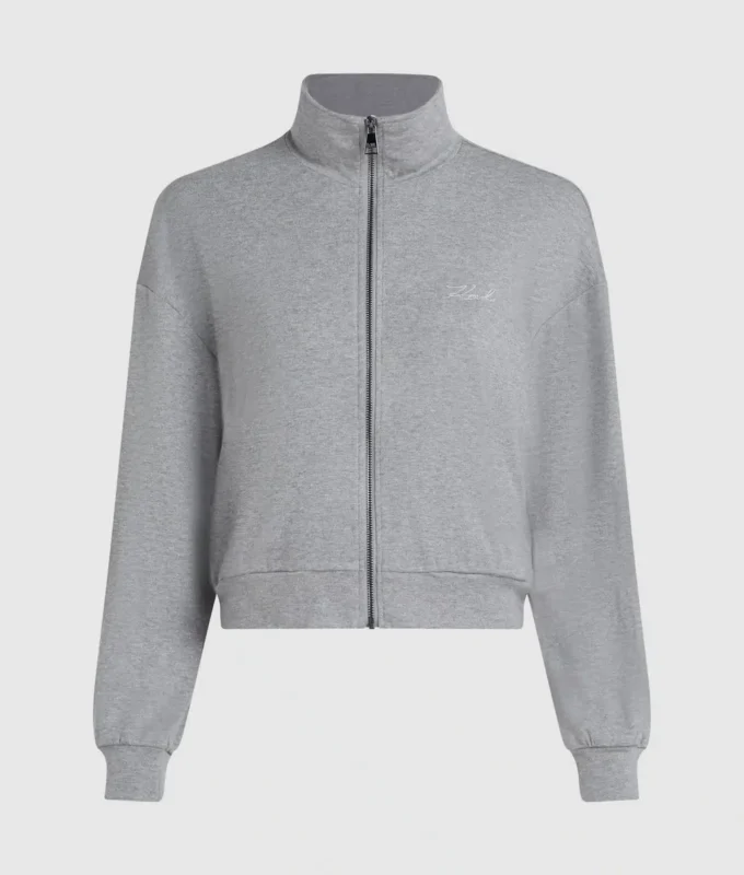 Kenmerkend loungesweatshirt met ritssluiting