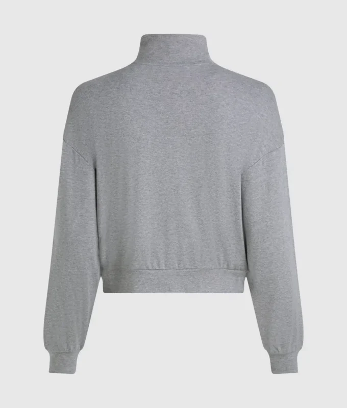 Kenmerkend loungesweatshirt met ritssluiting