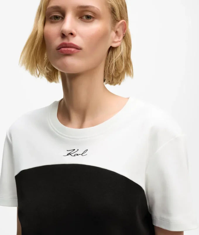 Kenmerkend monochroom T-shirt