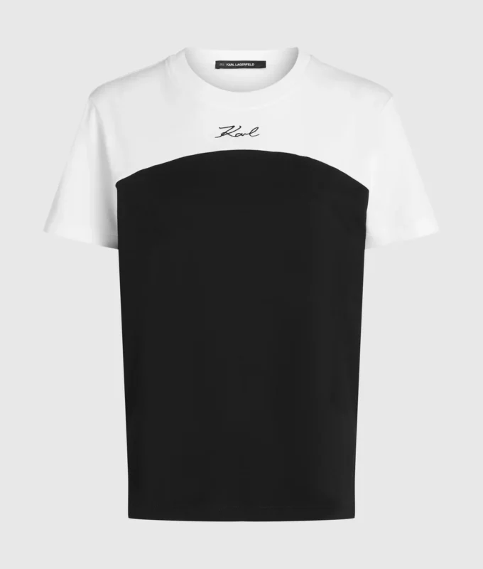 Kenmerkend monochroom T-shirt