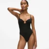 Kenmerkende bodysuit met hoge beenuitsnijding