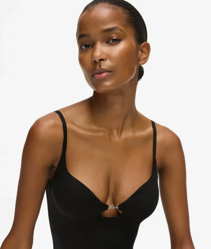 Kenmerkende bodysuit met hoge beenuitsnijding