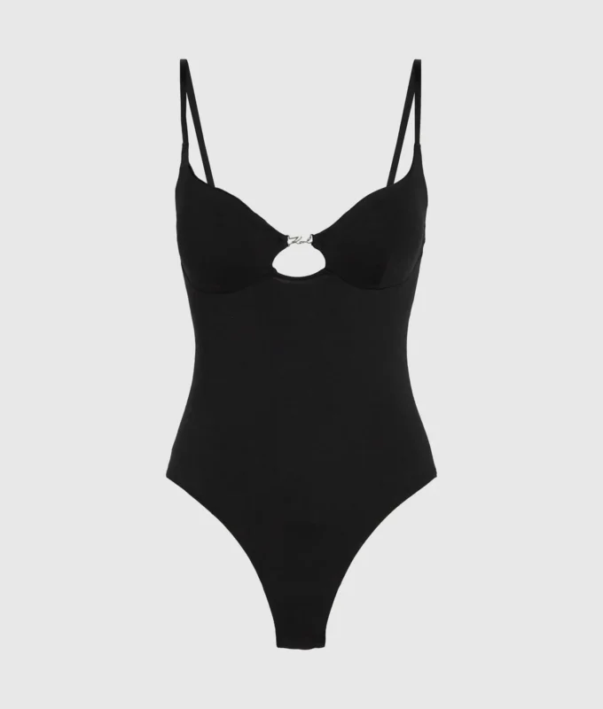 Kenmerkende bodysuit met hoge beenuitsnijding
