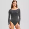 Kenmerkende bodysuit met lange mouwen