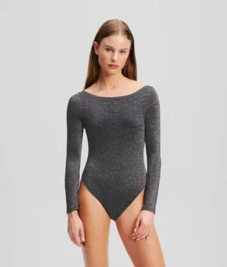 Kenmerkende bodysuit met lange mouwen