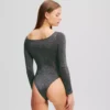 Kenmerkende bodysuit met lange mouwen