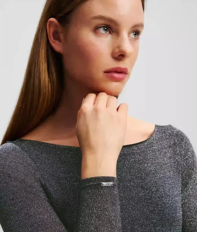 Kenmerkende bodysuit met lange mouwen