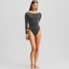 Kenmerkende bodysuit met lange mouwen