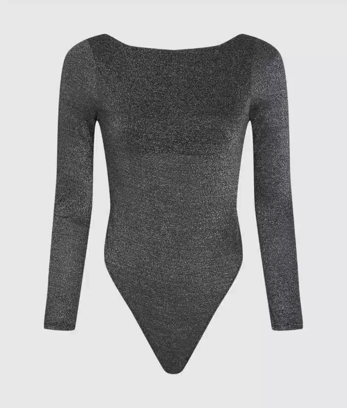 Kenmerkende bodysuit met lange mouwen