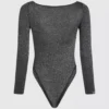 Kenmerkende bodysuit met lange mouwen