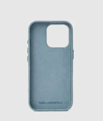 Kenmerkende denim iPhone 16 Pro-hoes