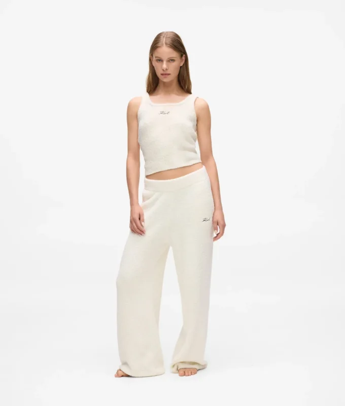 Kenmerkende fleece lounge broek