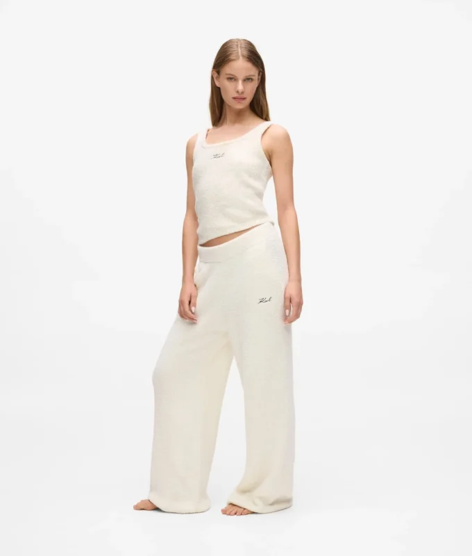 Kenmerkende fleece lounge broek