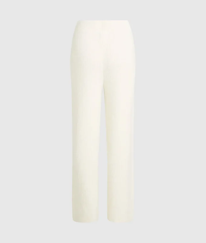 Kenmerkende fleece lounge broek