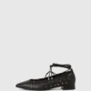 Kerrie ballerina’s met lange veters