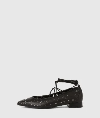 Kerrie ballerina’s met lange veters