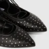 Kerrie ballerina’s met lange veters