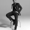 KL Studio blazer met contrasterende biezen