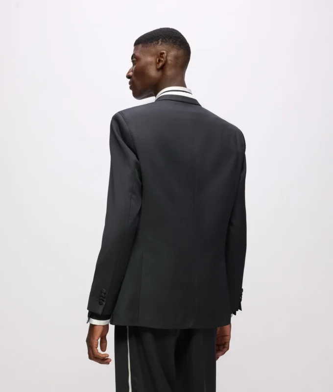 KL Studio blazer met contrasterende biezen