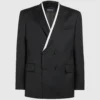 KL Studio blazer met contrasterende biezen