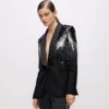 KL Studio blazer met pailletten