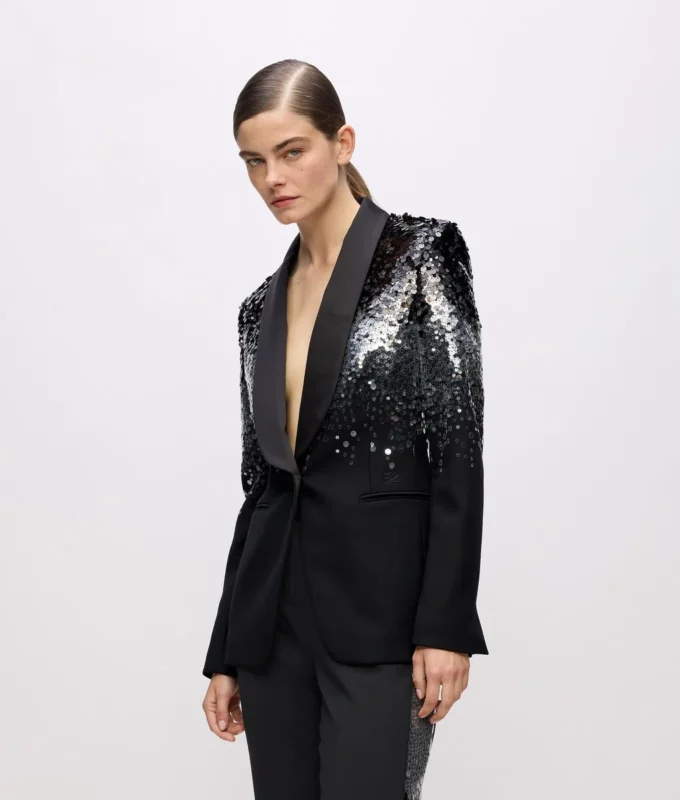 KL Studio blazer met pailletten