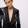 KL Studio blazer met pailletten