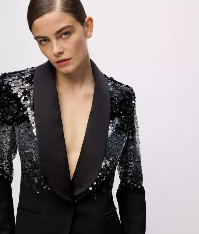 KL Studio blazer met pailletten
