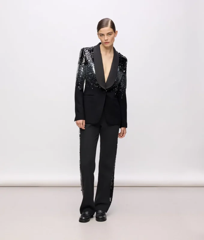 KL Studio blazer met pailletten