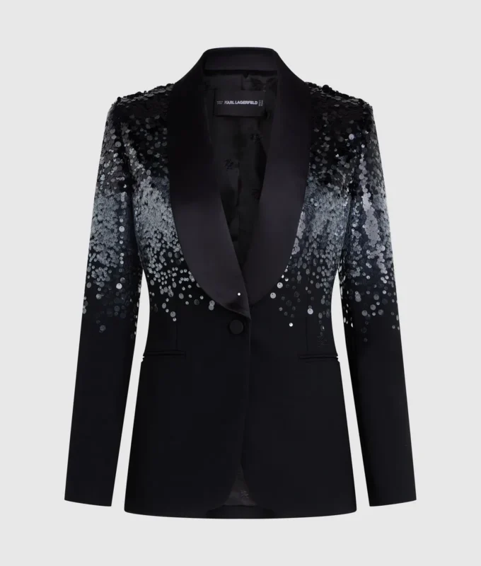 KL Studio blazer met pailletten